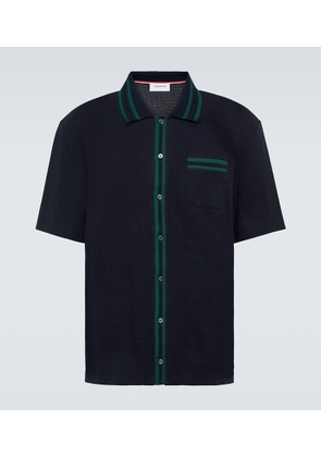 Thom Browne RWB Stripe cotton polo shirt