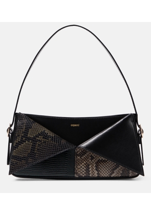 Coperni Belt snake-effect leather shoulder bag