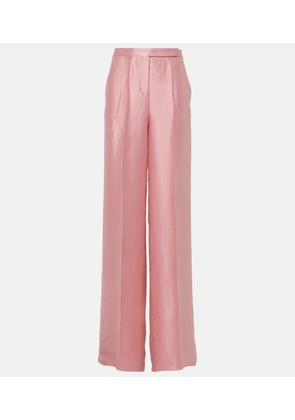 Dorothee Schumacher Slouchy Elegance satin wide-leg pants