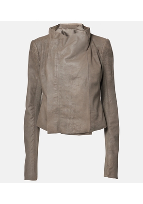 Rick Owens Leather biker jacket