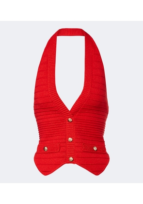 Retrofete Tinsley knitted crop top