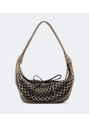Lemaire Fortune Croissant Small net shoulder bag