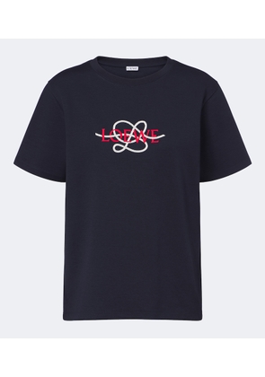 Loewe Logo cotton-blend jersey T-shirt