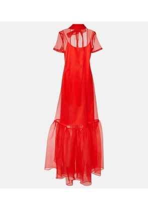 Staud Calluna ruffled organza gown
