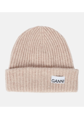 Ganni Wool-blend beanie