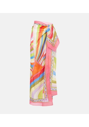 Pucci Iride cotton beach cover-up
