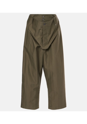 Vivienne Westwood Alien cropped cotton wide-leg pants