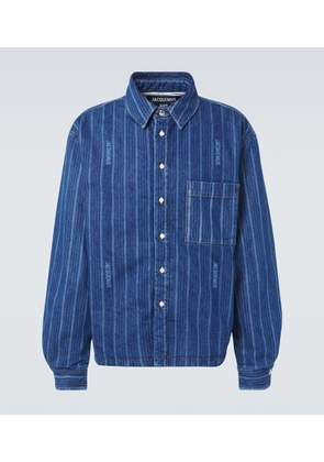 Jacquemus Boulanger striped denim shirt