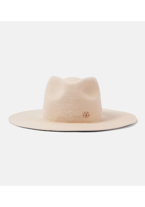 Ruslan Baginskiy Embellished shearling fedora