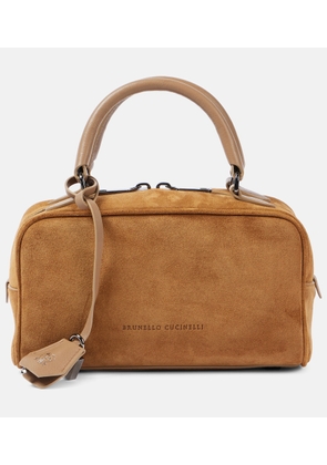 Brunello Cucinelli Small suede tote bag