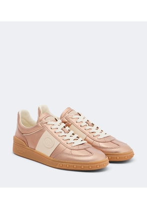 Valentino Garavani Upvillage metallic leather sneakers