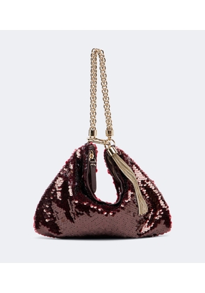 Jimmy Choo Callie Medium sequined shoulder bag