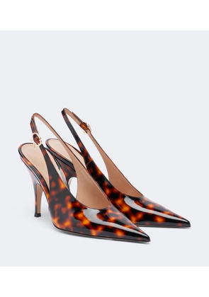 Gianvito Rossi Sofia leather slingback pumps