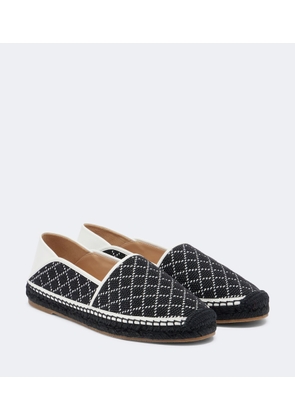 Manolo Blahnik Espadra raffia-effect espadrilles