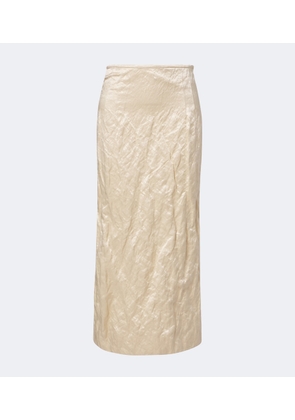 Fforme Cotton blend midi skirt