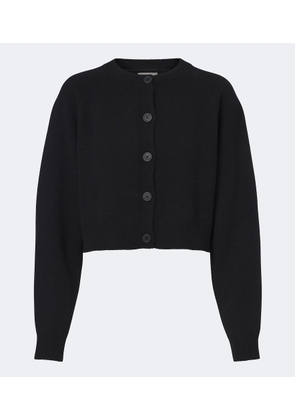 Loulou de Saison Heike cropped cashmere cardigan