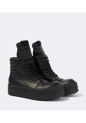 Rick Owens Mega Bumper Geobasket leather sneakers