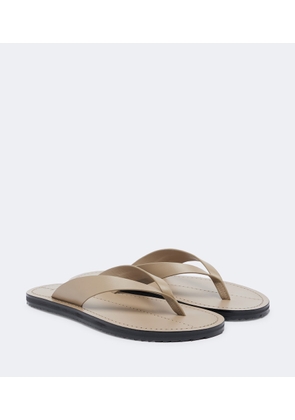 A.Emery Flora leather thong sandals