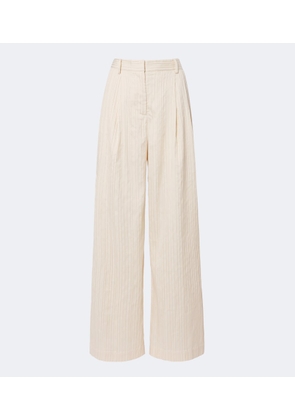 Simkhai Grace striped wide-leg pants