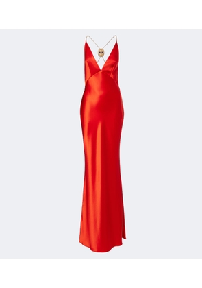 Retrofete Arianell embellished satin gown