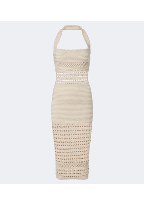 Retrofete Jaycee crochet cotton-blend midi dress