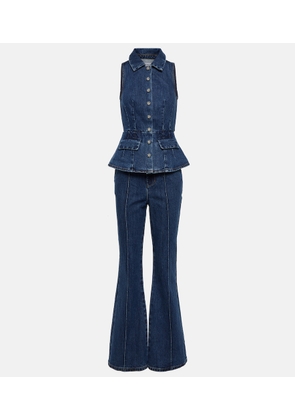 Self-Portrait Denim jumpsuit