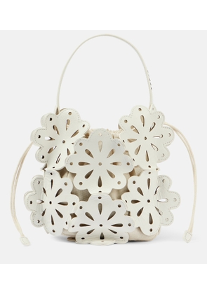 Staud Flora leather bucket bag