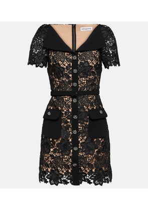 Self-Portrait Lace minidress
