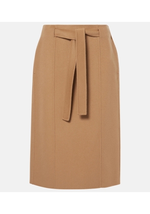 'S Max Mara Alec belted wool midi skirt