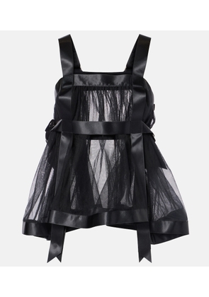 Noir Kei Ninomiya Tulle top