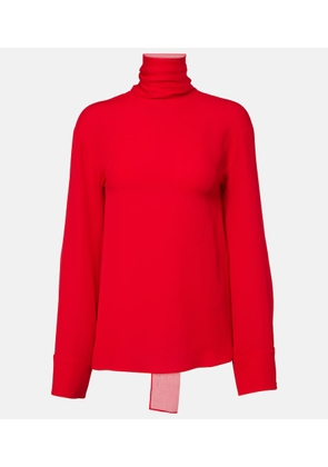 Valentino Wool and silk georgette shirt