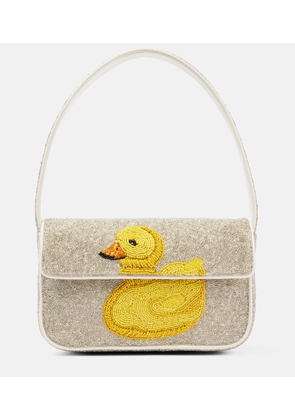 Staud Tommy beaded shoulder bag