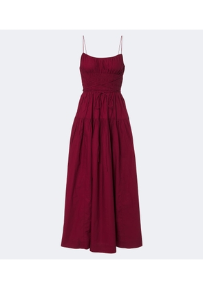Doen Safia cotton poplin maxi dress
