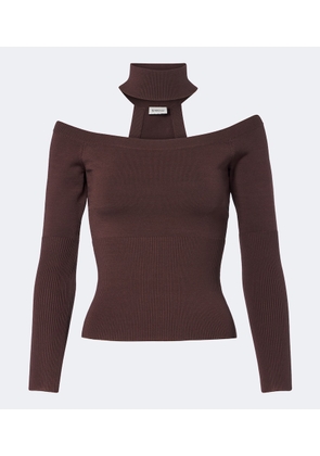 Simkhai Lila off-shoulder sweater