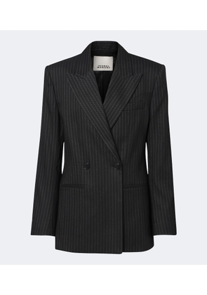 Isabel Marant Ranya pinstripe wool-blend blazer