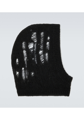 Rick Owens Distressed ski mask