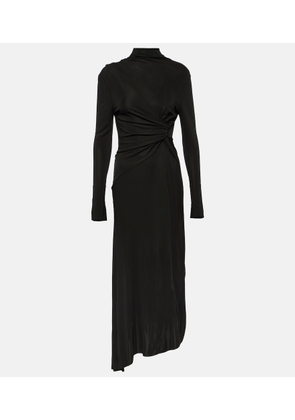Victoria Beckham Gathered draped midi dress