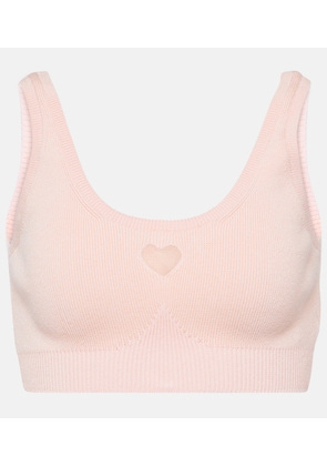 Simone Rocha Love Heart cutout bralette