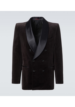 Brunello Cucinelli Cotton velvet tuxedo jacket