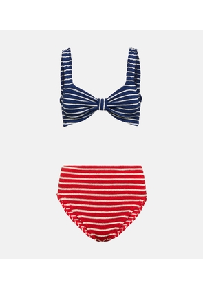 Hunza G Judy striped bikini