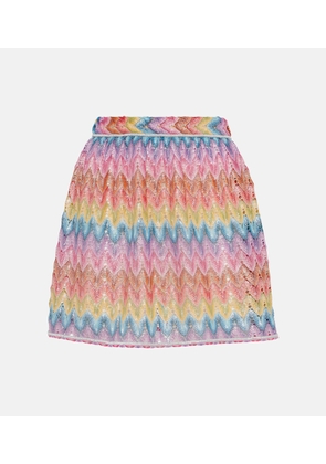 Missoni Zig Zag pointelle miniskirt