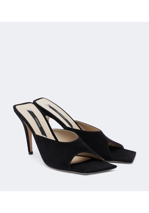 Christen Edge suede mules