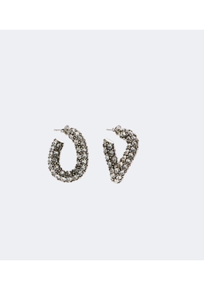 Isabel Marant Crystal-embellished hoop earrings