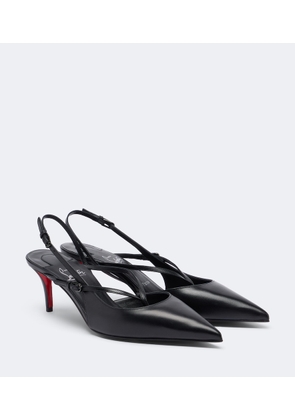 Christian Louboutin Miss Z leather slingback pumps