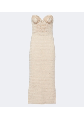 Magda Butrym Crochet cotton corset dress