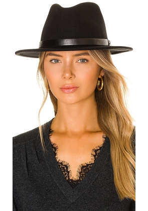 Brixton Messer Fedora in Black. Size S. Also in M.