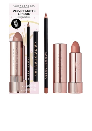 Anastasia Beverly Hills Velvet-Matte Lip Duo in Nude.