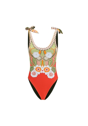 La Double J Multicolor Polyamide One-Piece Swimsuit - L
