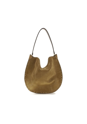 Isabel Marant Brown Calf Leather Bos Taurus Shoulder Bag