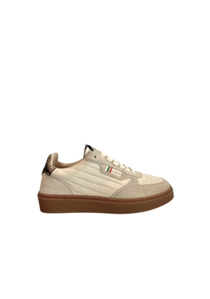 Pantofola D'Oro Beige Suede Mens Sneaker - EU41/US8